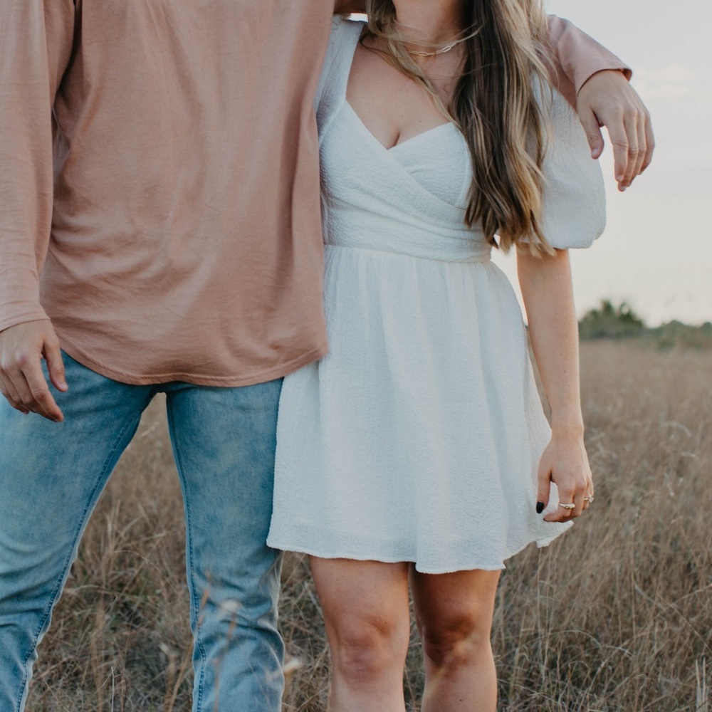 Lulu’s puff sleeve/wrap dress
